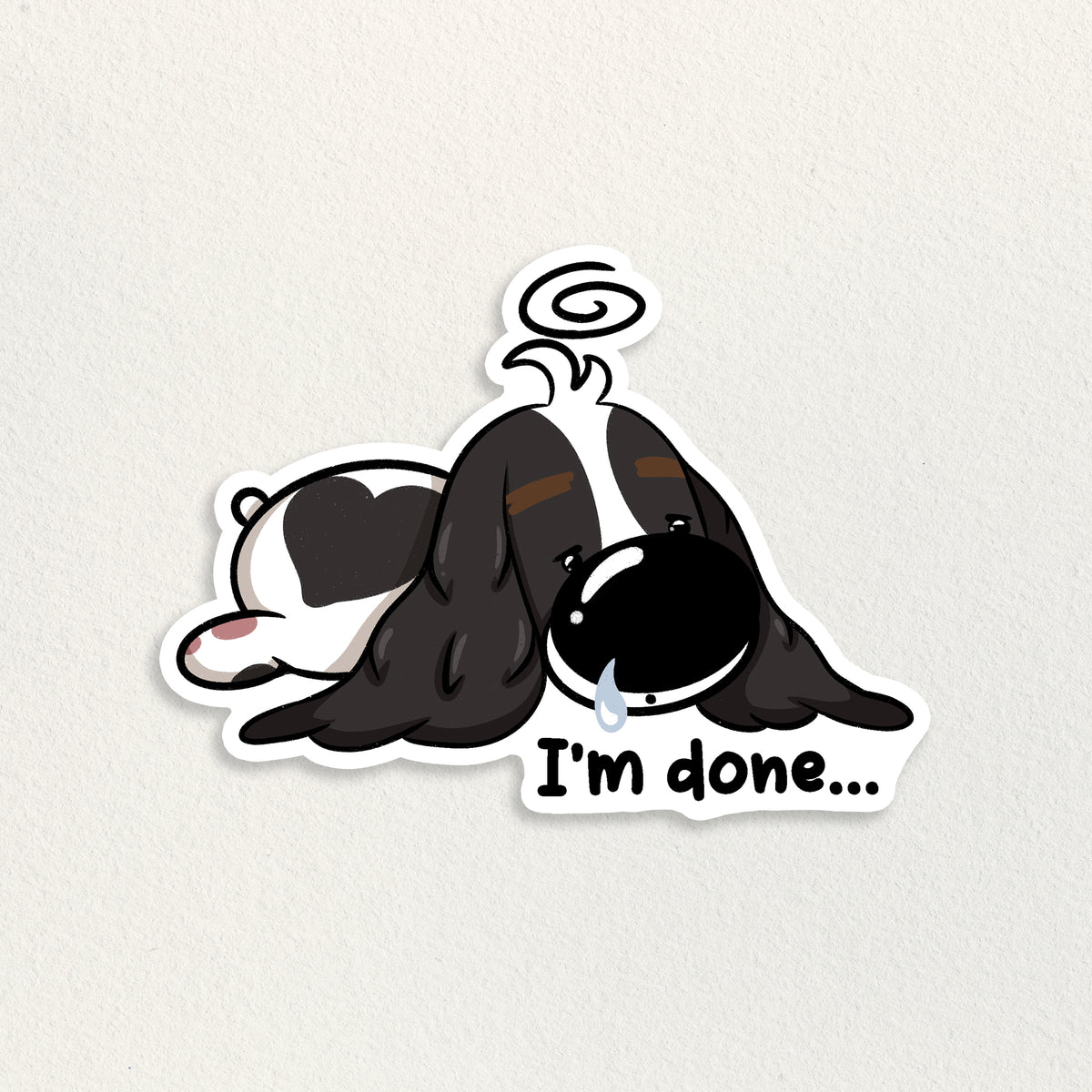 "Im done..." Robin Sticker