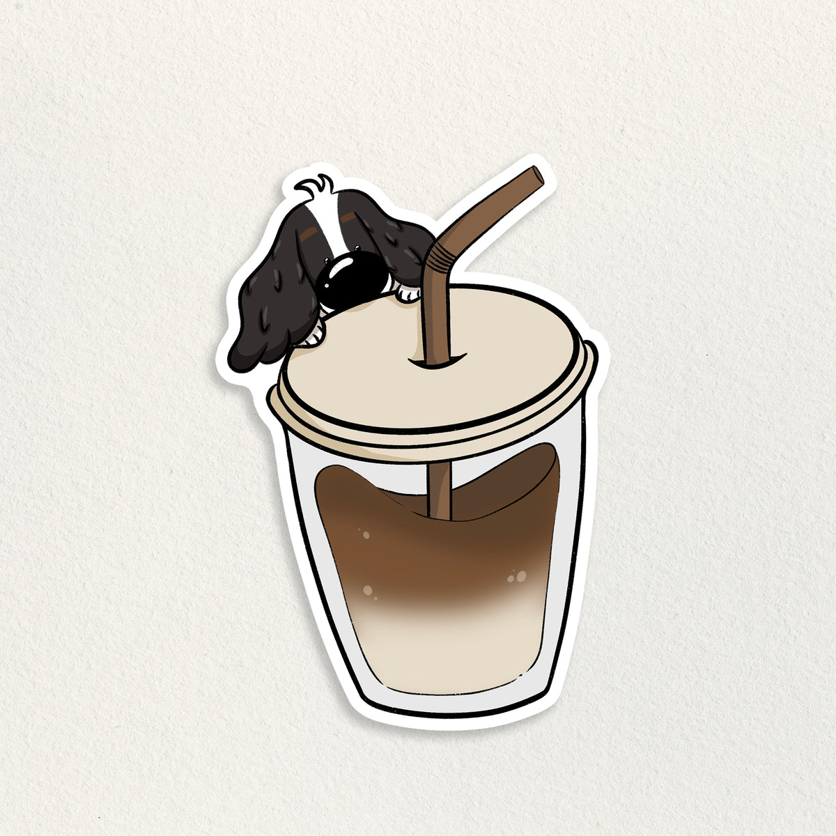 Coffee Climb Robin Sticker