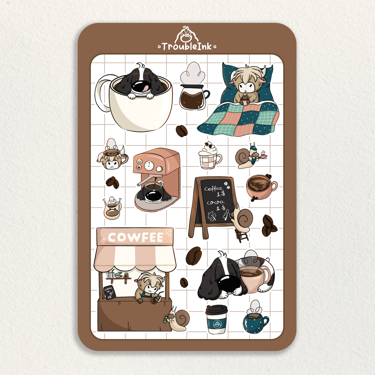 Coffee Stand Sticker Sheet