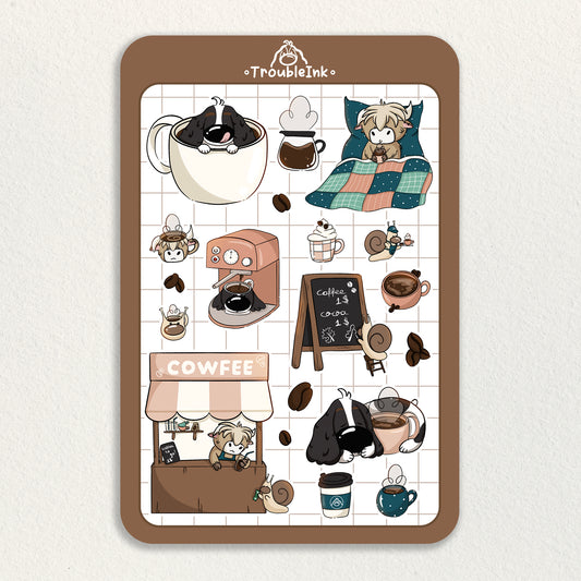 Coffee Stand Sticker Sheet
