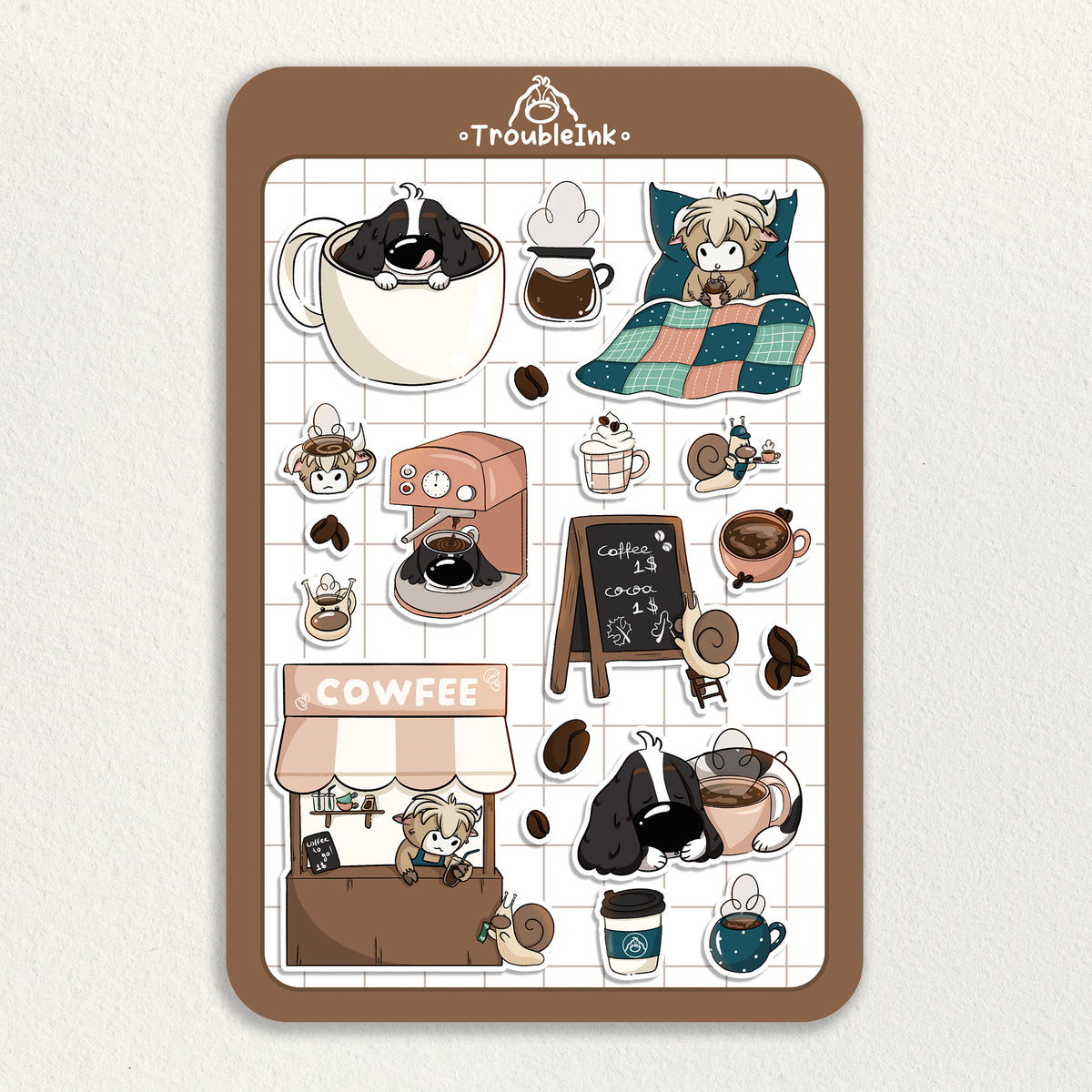 Coffee Stand Sticker Sheet