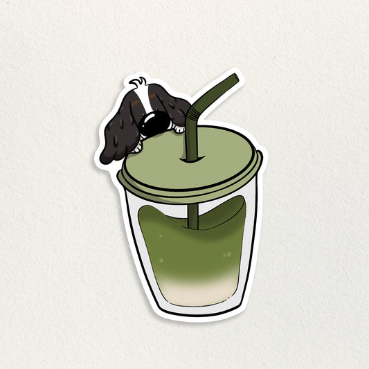Matcha Climb Robin Sticker