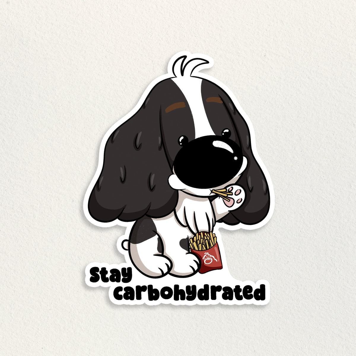 Stay Carbohydrated Robin Sticker