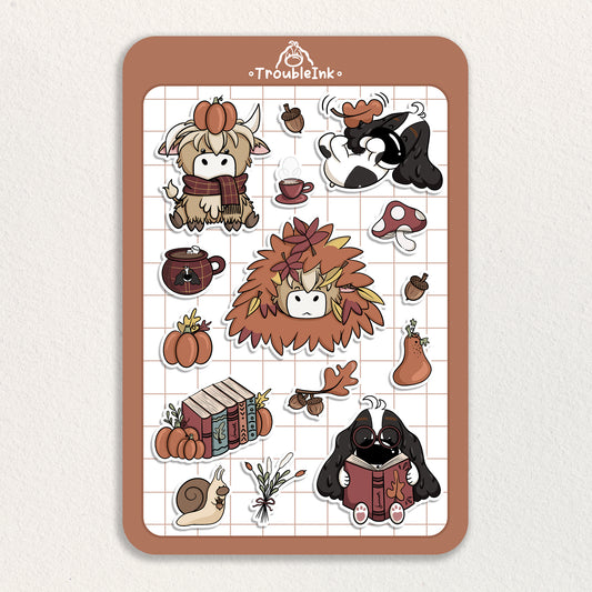 Autumn Activities Sticker Sheet