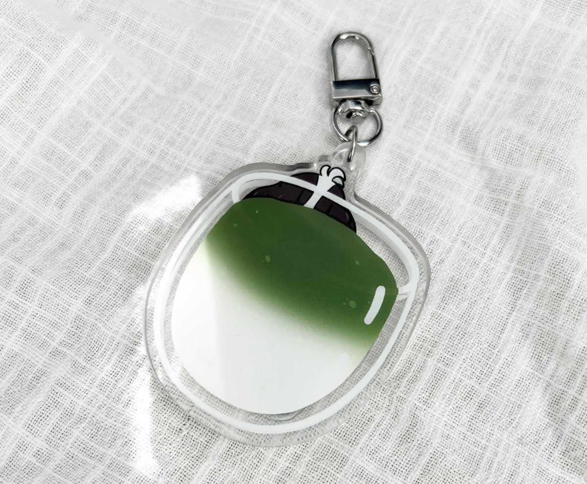 Robin Loves Matcha Shaker Acrylic Keychain