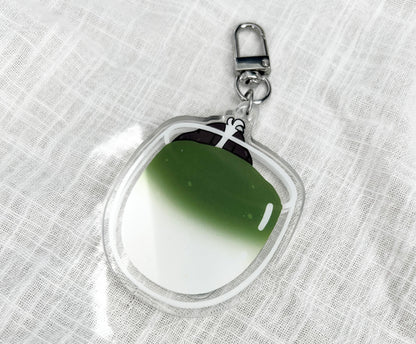 Robin Loves Matcha Shaker Acrylic Keychain